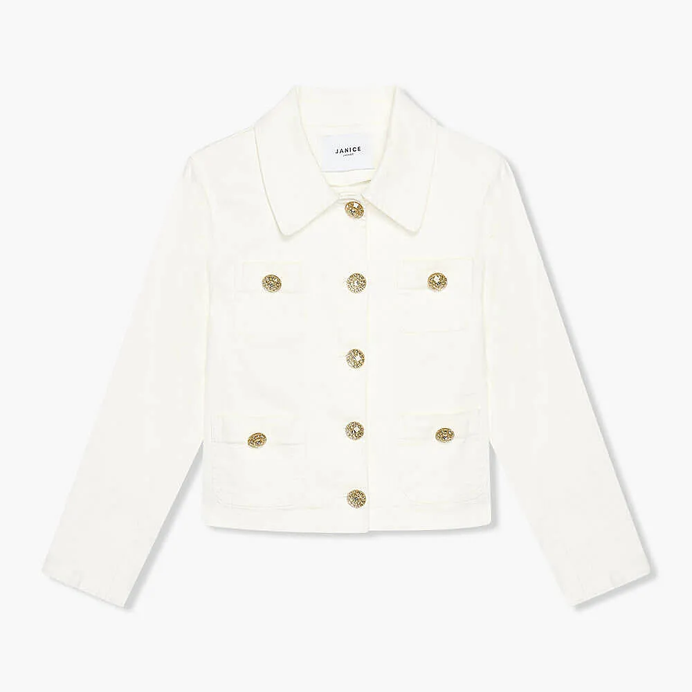 Tatum Spijkerjack Off White