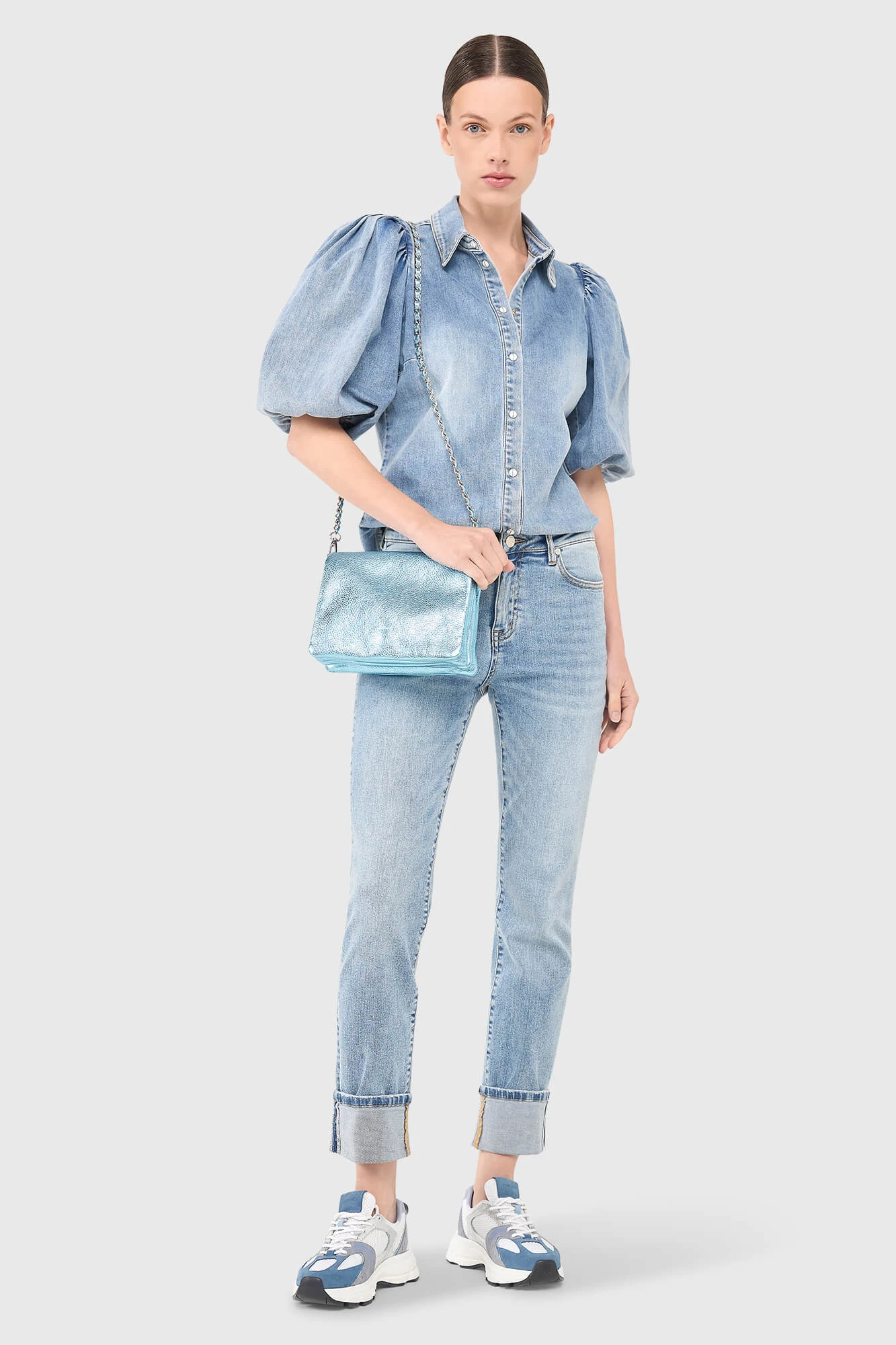 Lars Blouse Blauw 435