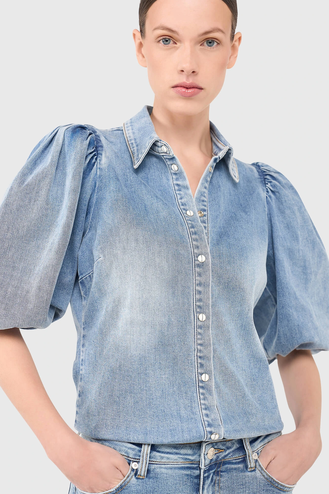 Lars Blouse Blauw 435