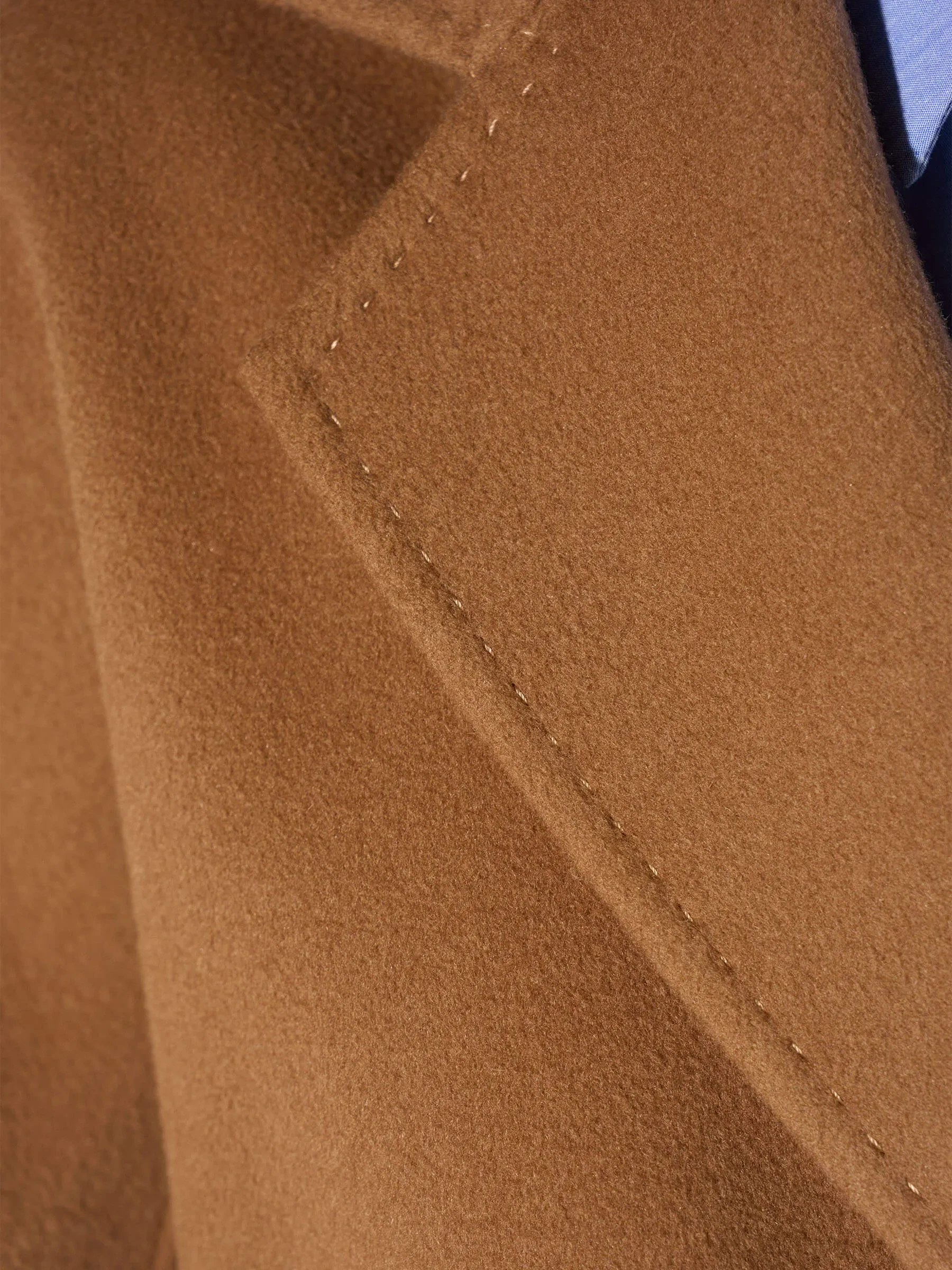 Trench Jas Lang Dames Cashmere Detroit Cognac