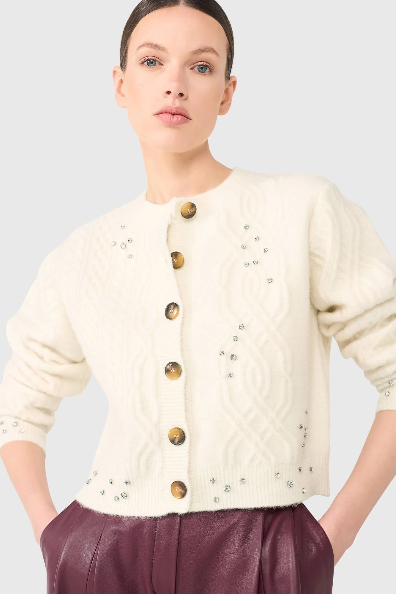 Quincy Off White Steentjes