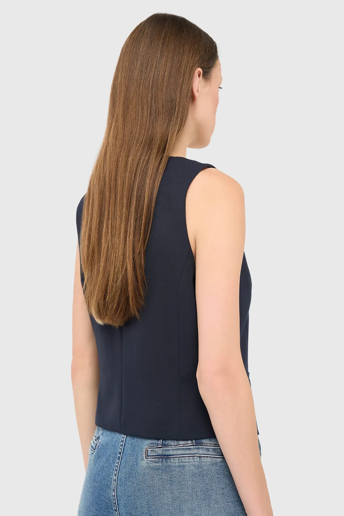 Vest Gilet Dames Blauw Dave