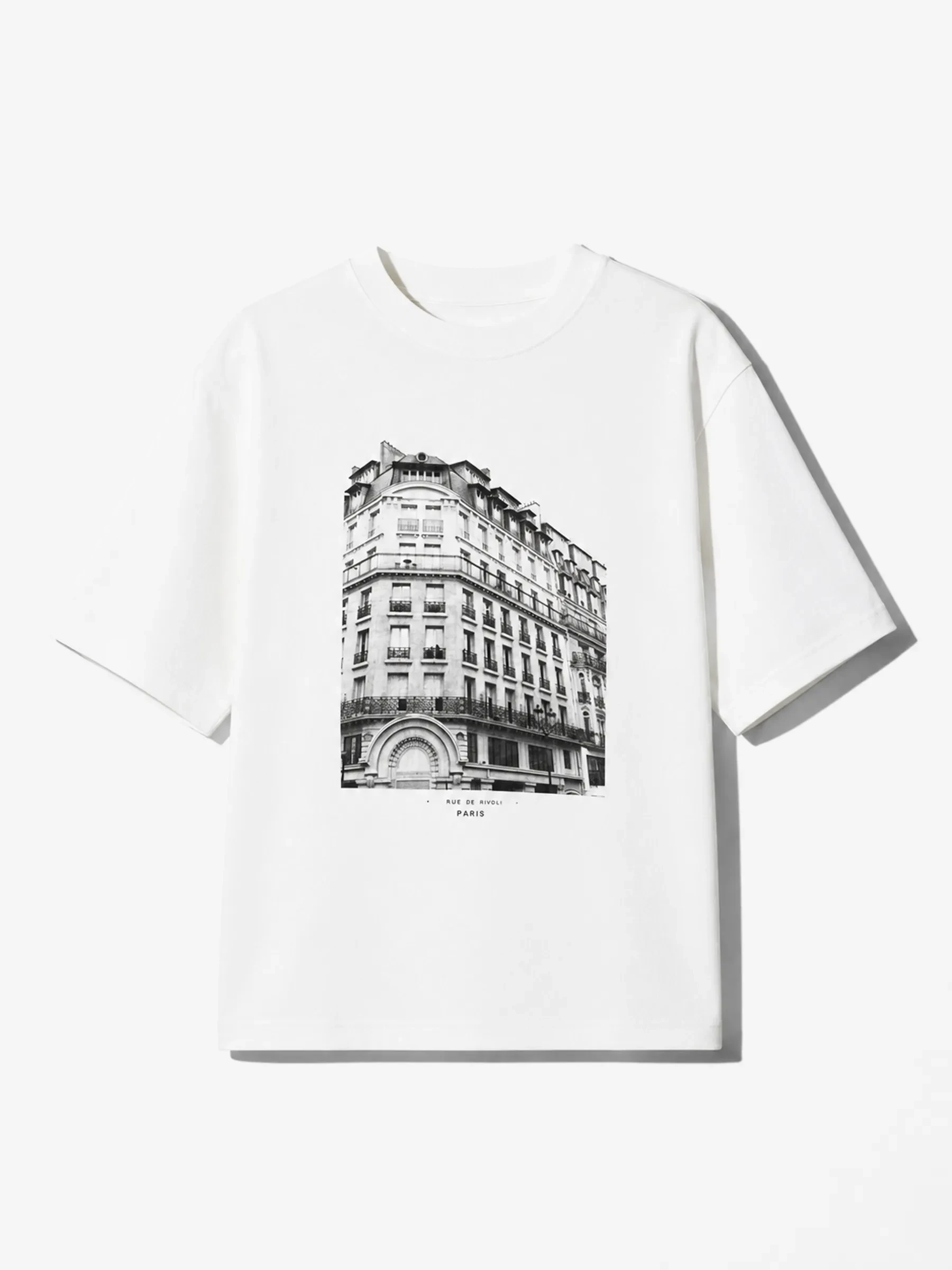 Wit Shirt Dames Katoen Adam Paris