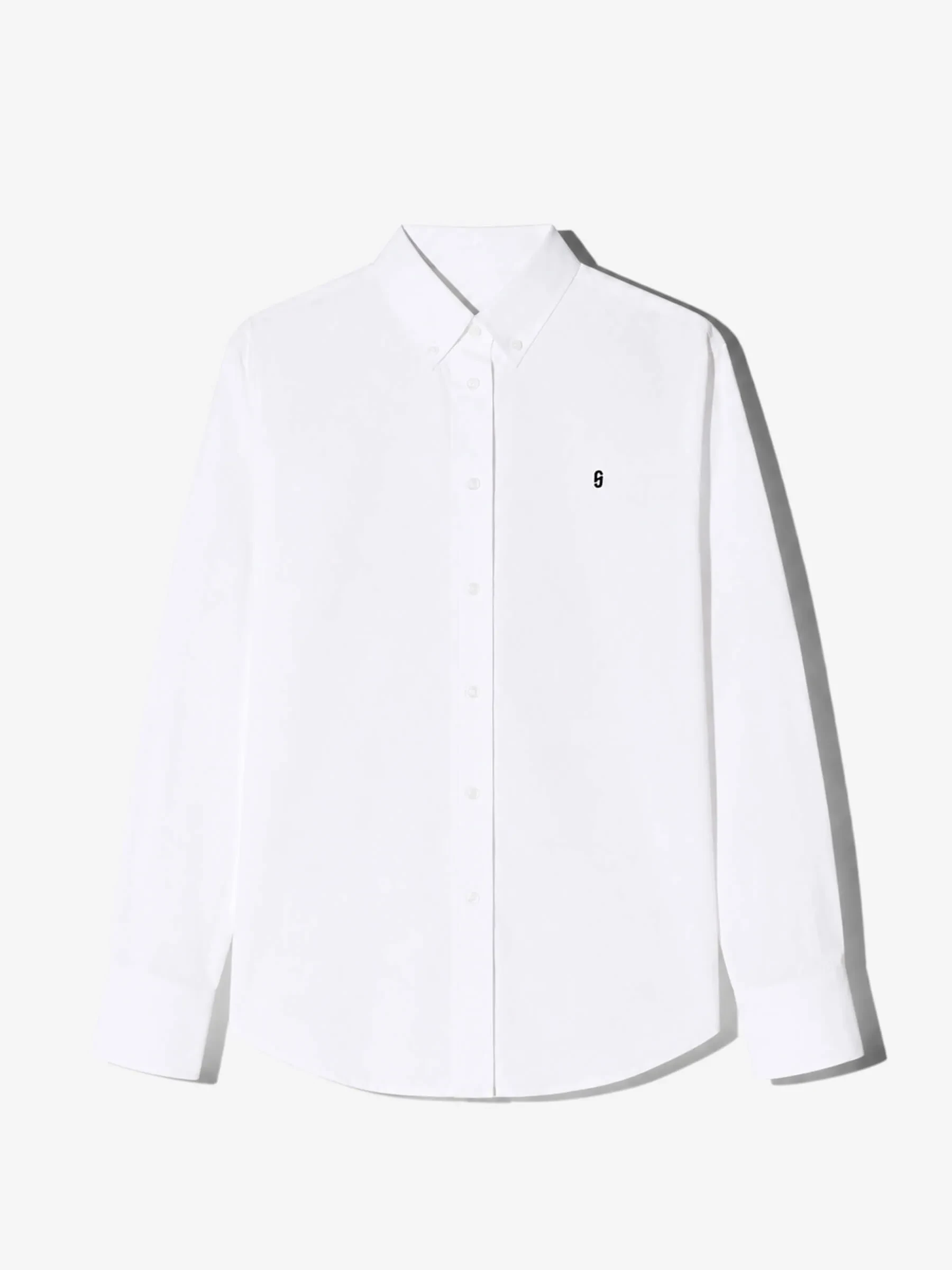 Witte Blouse Dames Katoen Button Down Clint