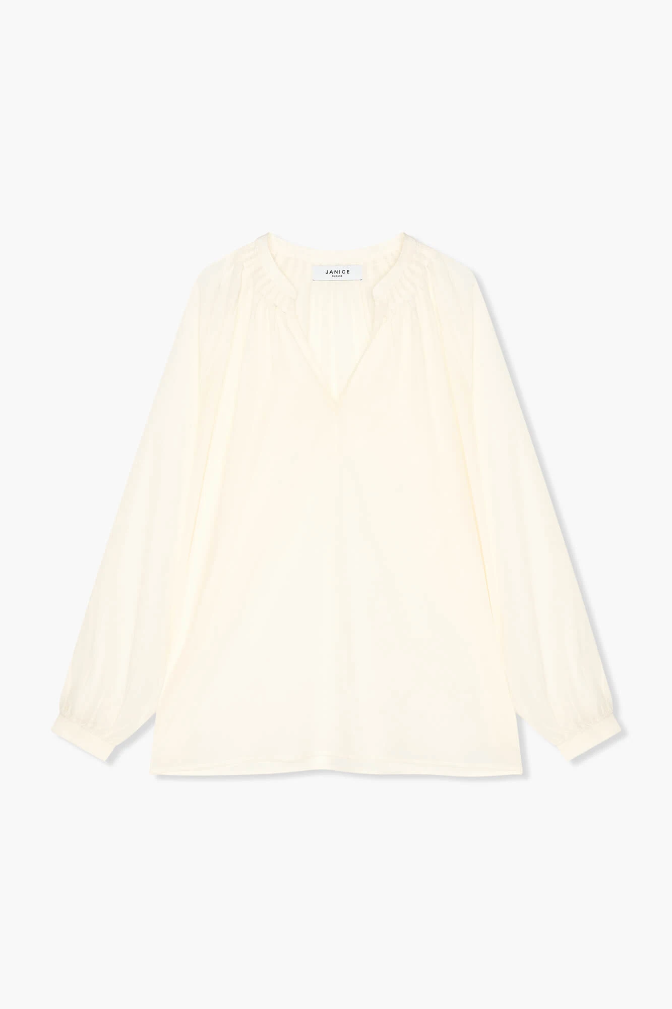 Zijden Dames Blouse Landon Off White