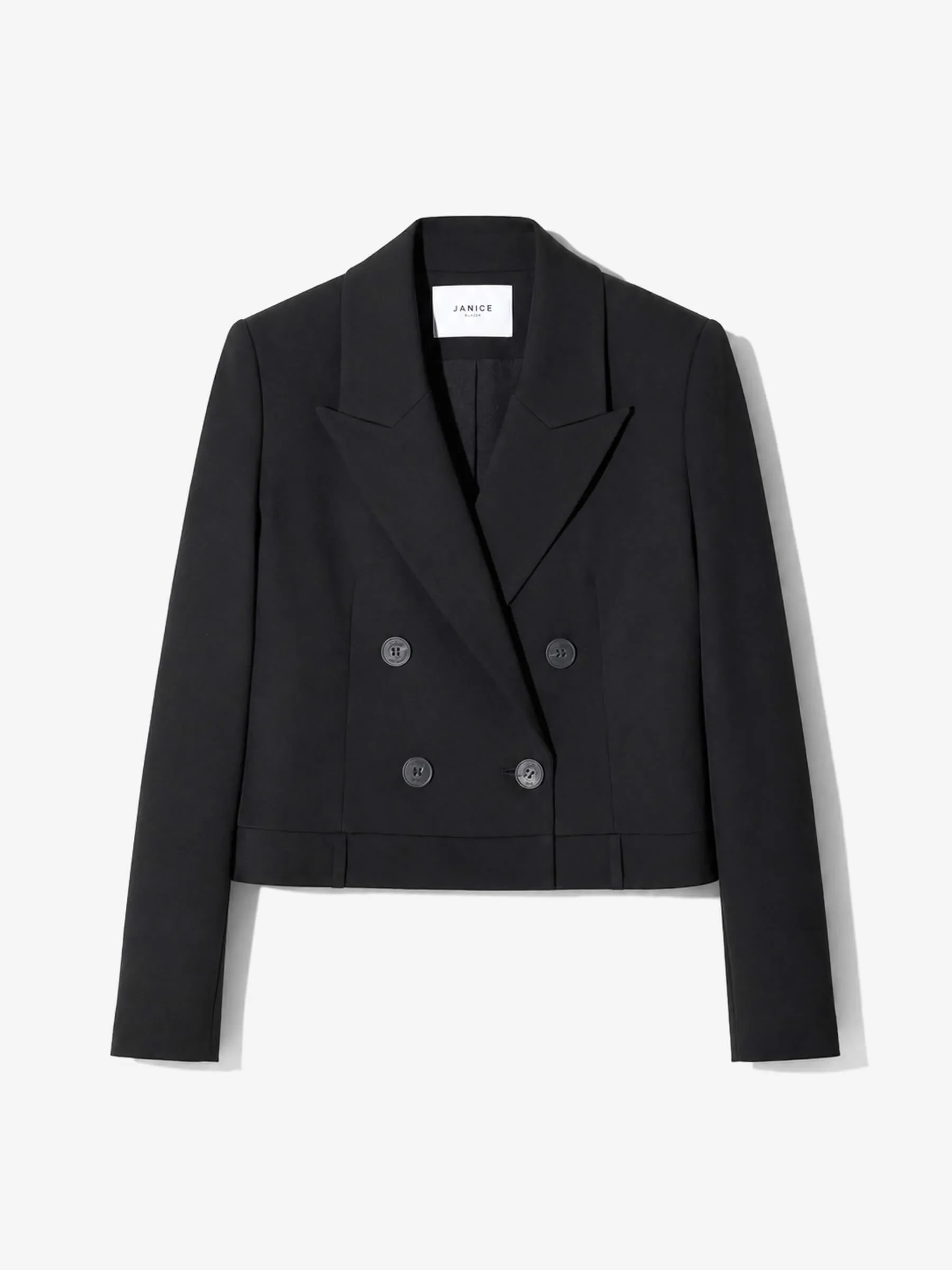 Zwarte Blazer Dames Kort Stan
